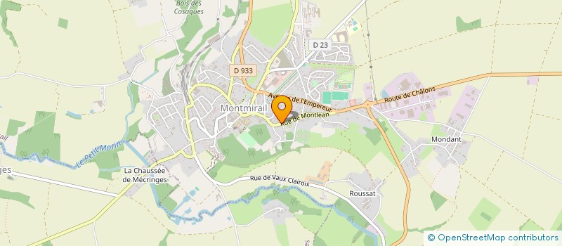 localisation de l'entreprise MONTLEAN IMMO INVEST  MONTMIRAIL