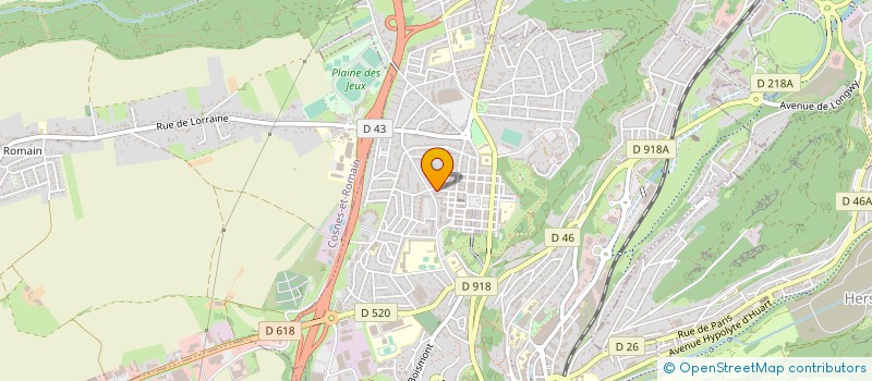 localisation de l'entreprise MONTLIBERT DESLIGNES à LONGWY