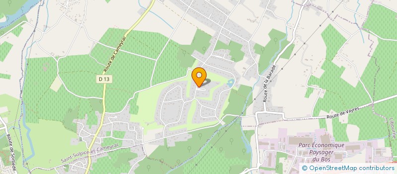 localisation de l'entreprise MONTLOR  SAINT-SULPICE-ET-CAMEYRAC