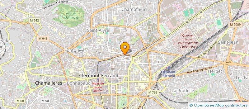 localisation de l'entreprise MONTLOSIER MUSIQUE à CLERMONT-FERRAND