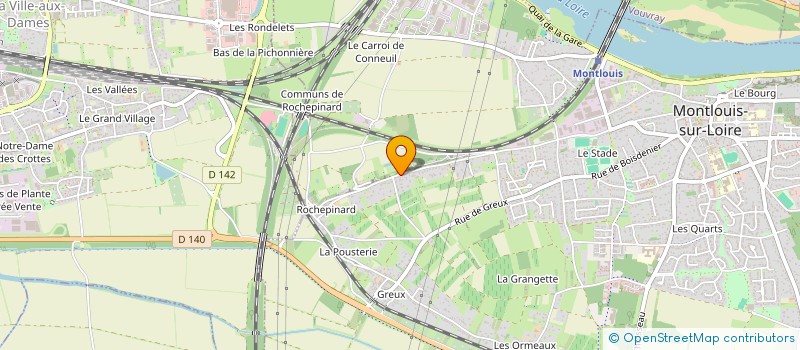 localisation de l'entreprise MONTLOUIS COUVERTURE à MONTLOUIS-SUR-LOIRE