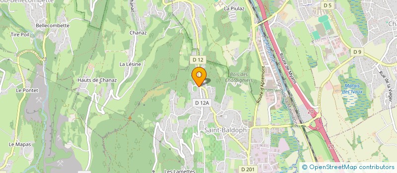 localisation de l'entreprise MONTLOUIS DURANTON  CHAPAREILLAN