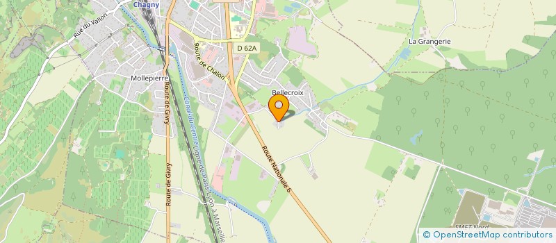 localisation de l'entreprise MONTLOUIS J.T.  CHAGNY