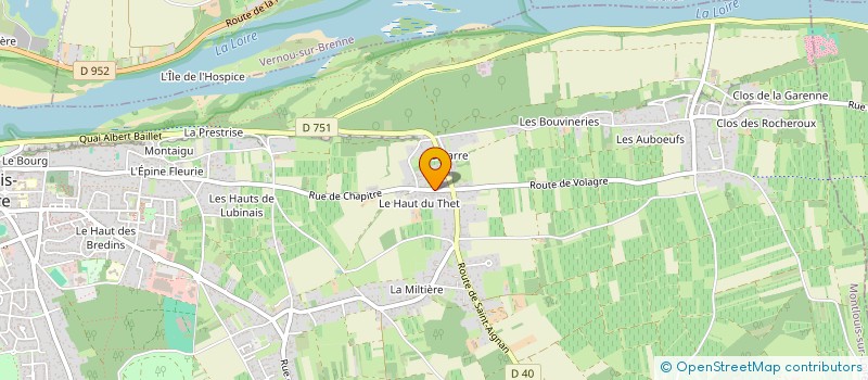 localisation de l'entreprise MONTLOUIS PASSIONS SPORTIVES  MONTLOUIS-SUR-LOIRE