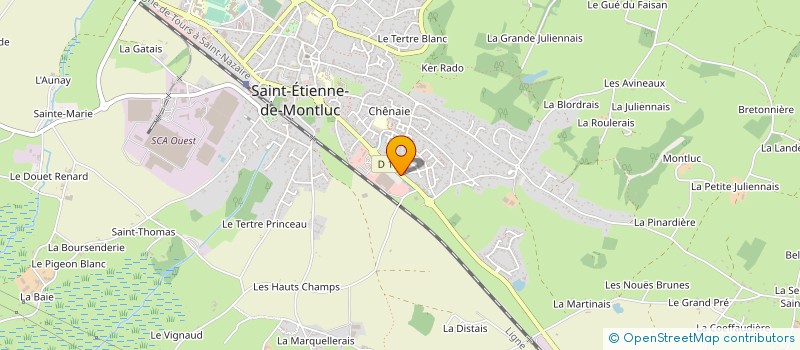 localisation de l'entreprise MONTLUC COIFF à SAINT-ETIENNE-DE-MONTLUC
