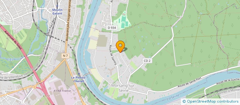 localisation de l'entreprise MONTLUCON  MORSANG-SUR-SEINE