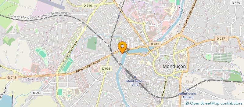localisation de l'entreprise MONTLUCON ACCUEIL à MONTLUCON