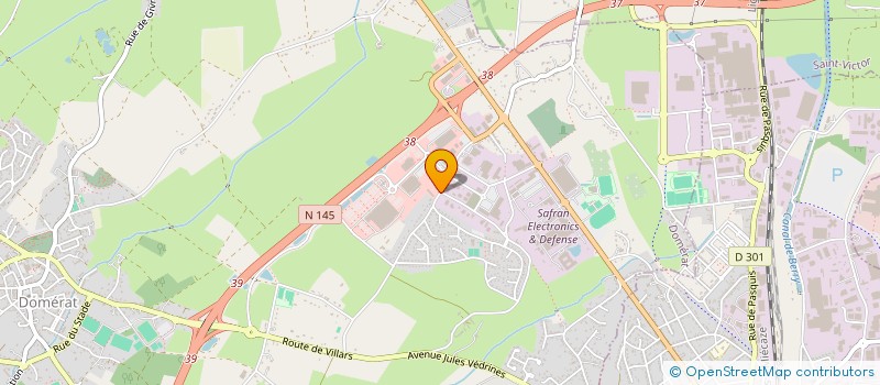 localisation de l'entreprise MONTLUCON CHAUFFAGE à DOMERAT