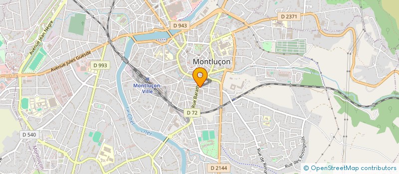 localisation de l'entreprise MONTLUCON PLONGEE  SAINT-VICTOR