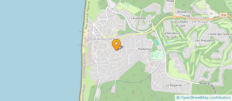 localisation de l'entreprise MONTLUCON STOCKAGE  LACANAU