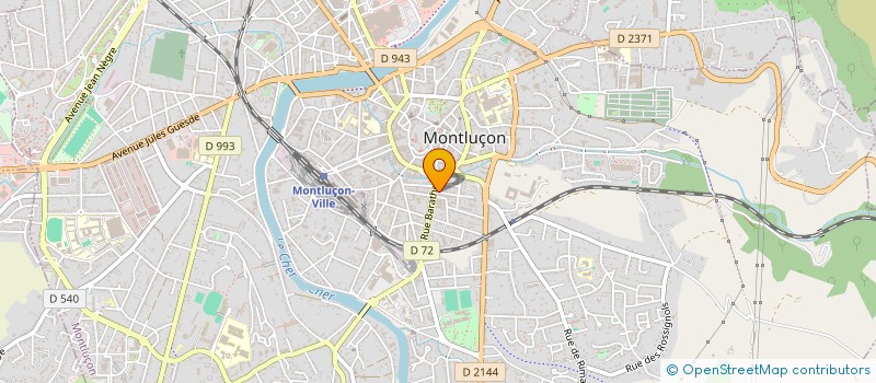 localisation de l'entreprise MONTLUCON VILLE D'AVENIR à MONTLUCON