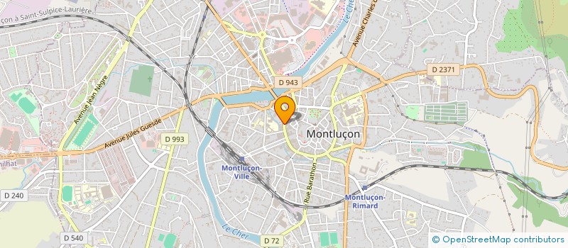 localisation de l'entreprise MONTLUCON58 à MONTLUCON