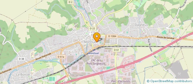 localisation de l'entreprise MONTLUEL FOOT CLUB  MONTLUEL