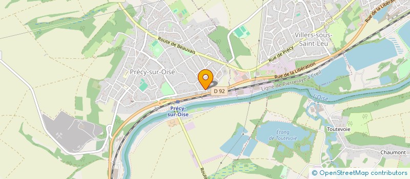 localisation de l'entreprise MONTLUISANT  PRECY-SUR-OISE