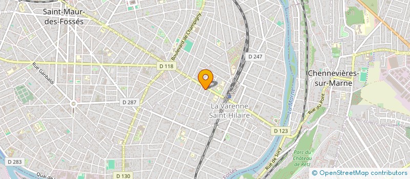 localisation de l'entreprise MONTLUX  SAINT-MAUR-DES-FOSSES