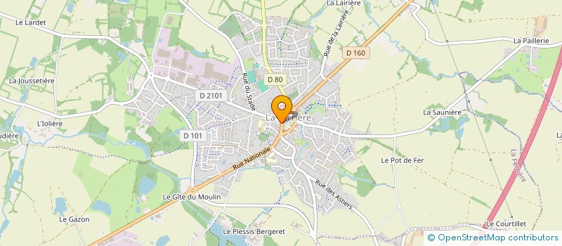 localisation de l'entreprise MONTMARAIS à LA FERRIERE