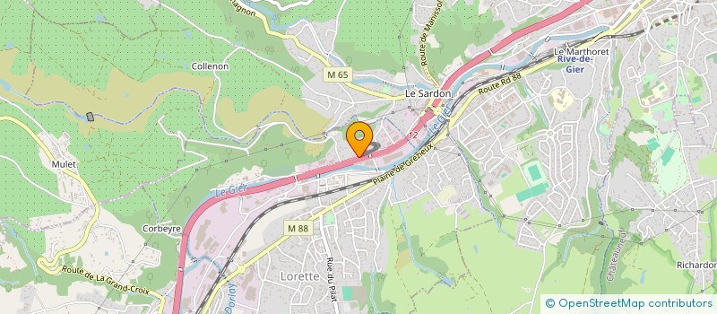 localisation de l'entreprise MONTMARTIN SA  LORETTE