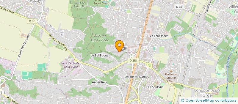 localisation de l'entreprise MONTMARTRE à EVRY-COURCOURONNES