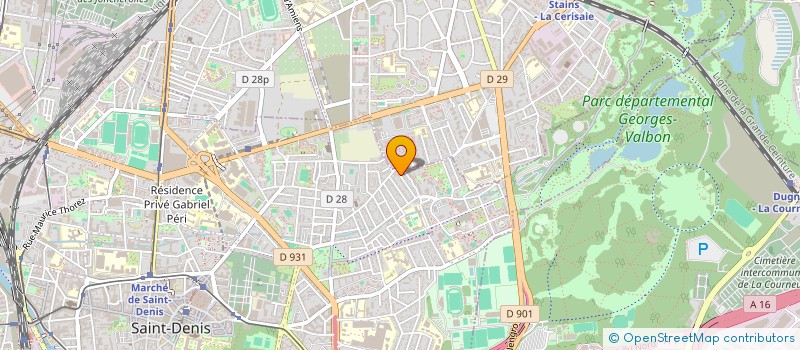 localisation de l'entreprise MONTMARTRE IMMOPRO  SAINT-DENIS