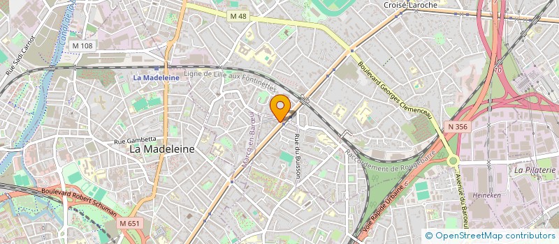 localisation de l'entreprise MONTMARTRE SARL à LILLE