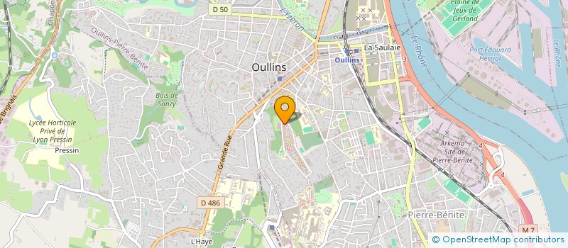 localisation de l'entreprise MONTMEIN GROUPE  OULLINS-PIERRE-BENITE