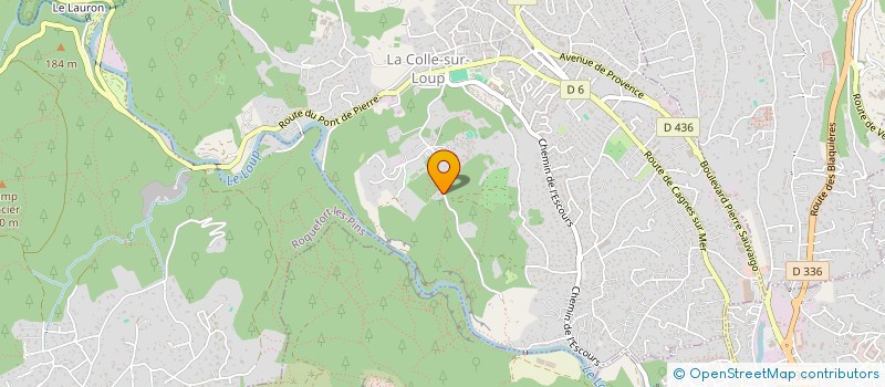 localisation de l'entreprise MONTMEUILLE COMPANY  LA COLLE-SUR-LOUP