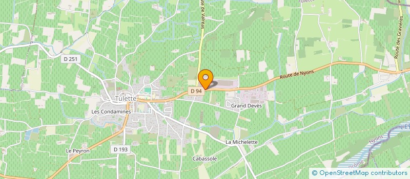 localisation de l'entreprise MONTMIRAIL  TULETTE