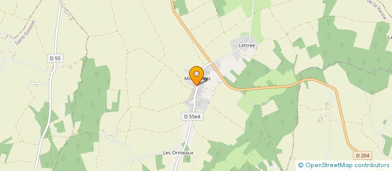 localisation de l'entreprise MONTMOGIS  SAINT-REMY-DE-LA-VANNE