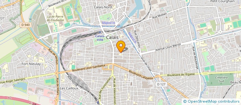 localisation de l'entreprise MONTMORENCY  CALAIS