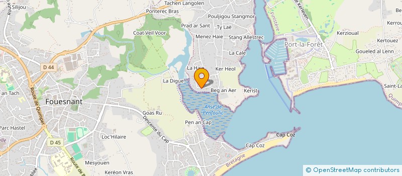 localisation de l'entreprise MONTMORENCY  LA FORET-FOUESNANT