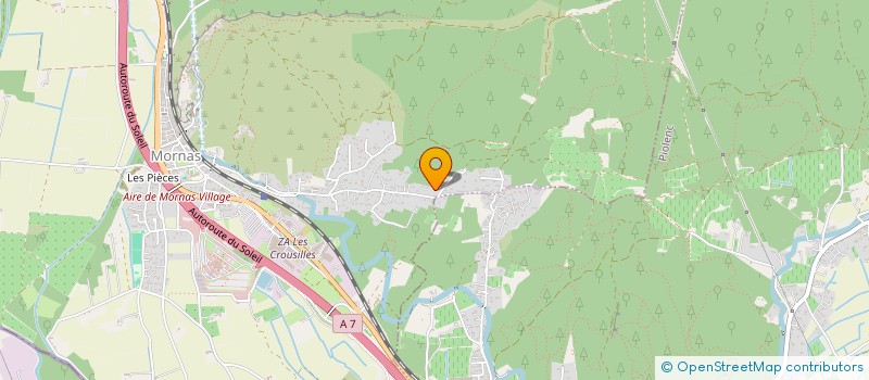 localisation de l'entreprise MONTMOU  MORNAS