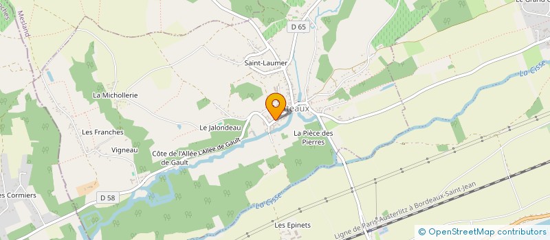 localisation de l'entreprise MONTOBOIS  MONTEAUX