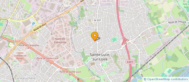 localisation de l'entreprise MONTOCIEL TGB IMMO  SAINTE-LUCE-SUR-LOIRE