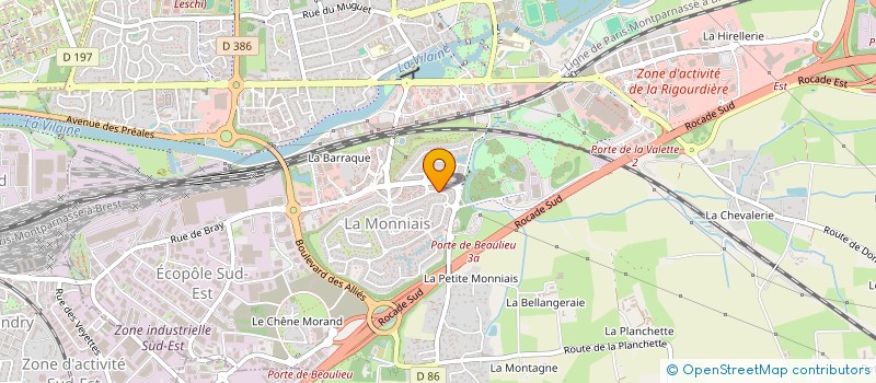 localisation de l'entreprise MONTOINE EXPANSION  CESSON-SEVIGNE