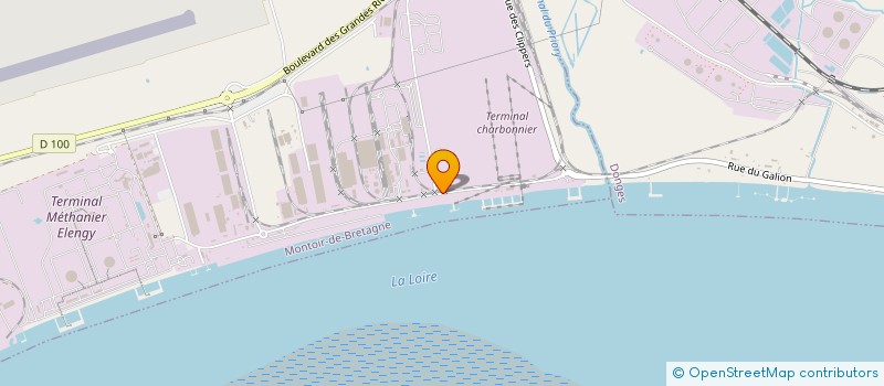localisation de l'entreprise MONTOIR BULK TERMINAL (MBT) à MONTOIR-DE-BRETAGNE