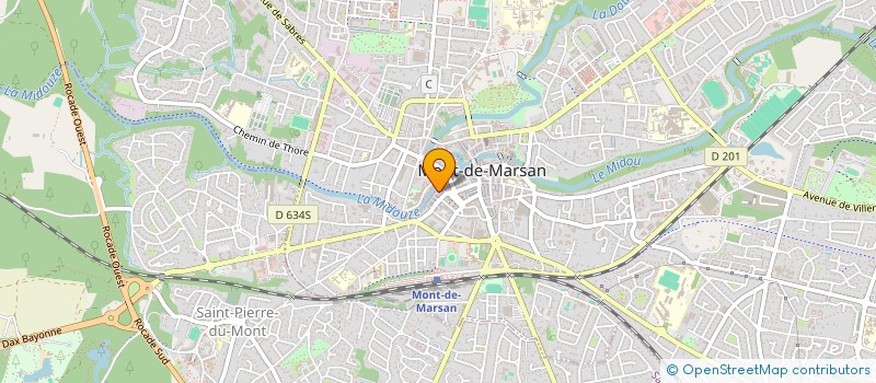 localisation de l'entreprise MONTOISE ANIMATION CULTUREL  MONT-DE-MARSAN