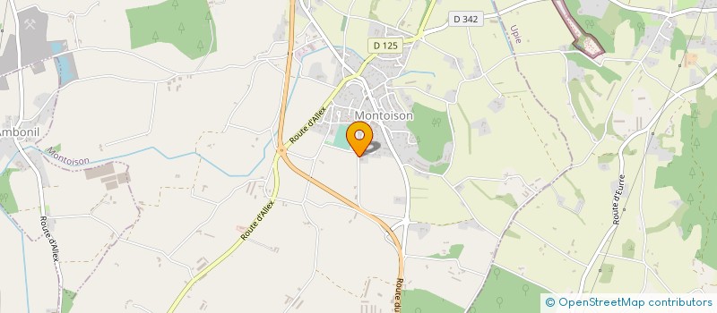 localisation de l'entreprise MONTOISON TENNIS  MONTOISON
