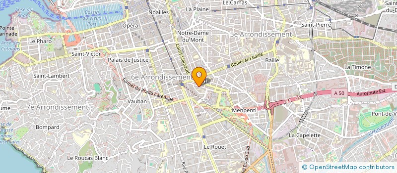 localisation de l'entreprise MONTOLIEU à MARSEILLE