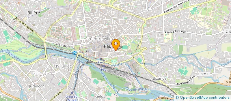 localisation de l'entreprise MONTOLIEU INVESTISSEMENT à PAU