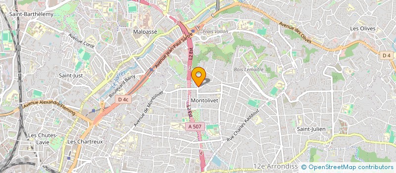 localisation de l'entreprise MONTOLIVET DISTRIBUTION SERVICES à MARSEILLE