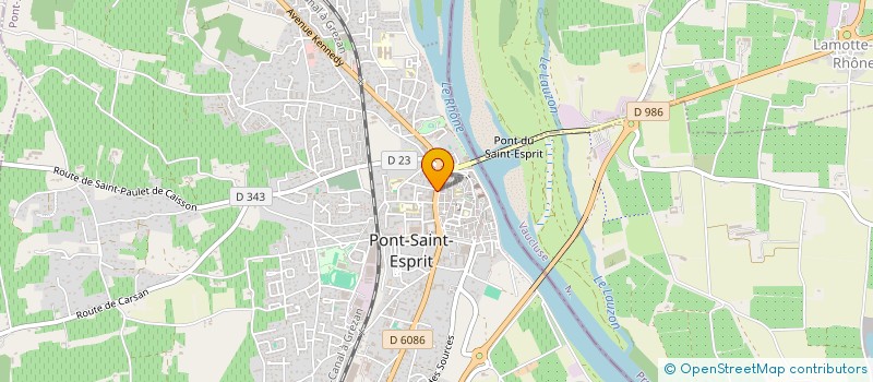 localisation de l'entreprise MONTOME à PONT-SAINT-ESPRIT