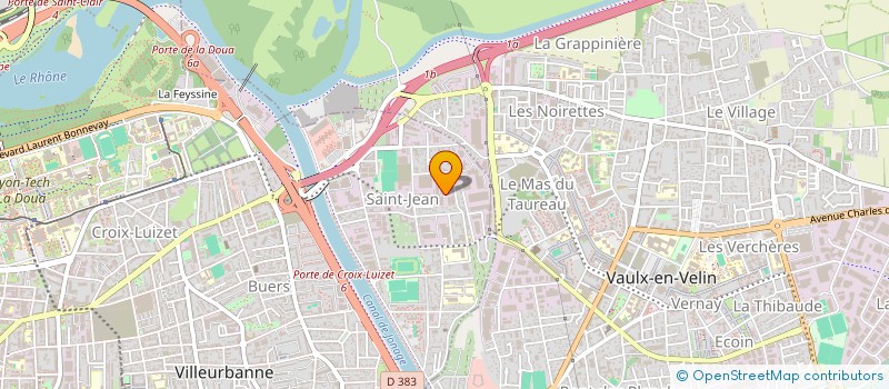 localisation de l'entreprise MONTONNI à VILLEURBANNE