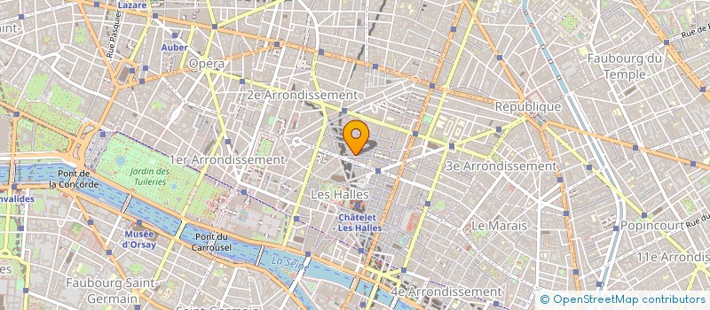 localisation de l'entreprise MONTORGUEIL à PARIS