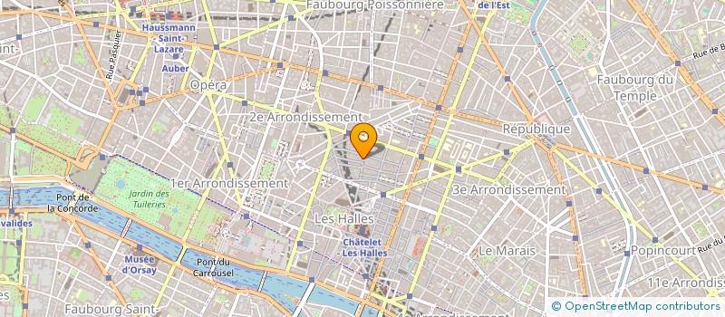 localisation de l'entreprise MONTORGUEIL  PARIS