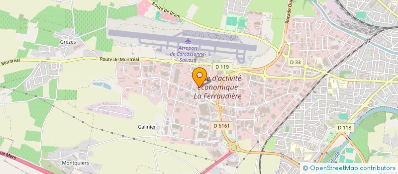 localisation de l'entreprise MONTORGUEIL NOUBEL à CARCASSONNE