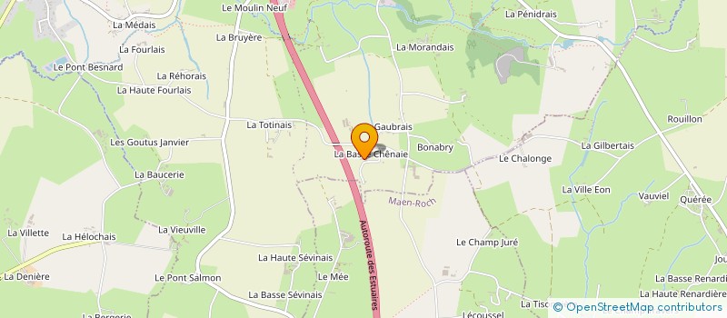 localisation de l'entreprise MONTOURS TRANSPORTS  LES PORTES DU COGLAIS