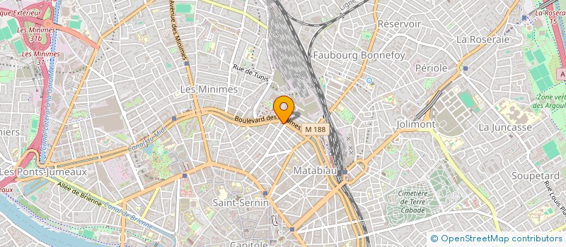 localisation de l'entreprise MONTOUT à TOULOUSE