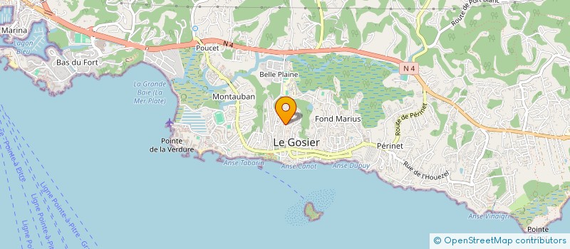 localisation de l'entreprise MONTOUT MULTISERVICES  LE GOSIER