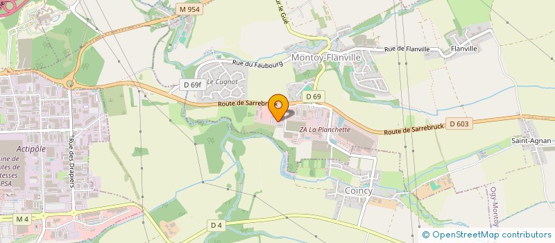 localisation de l'entreprise MONTOY POIDS LOURDS à OGY-MONTOY-FLANVILLE