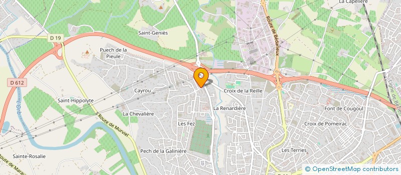 localisation de l'entreprise MONTOYA RUIZ à BEZIERS